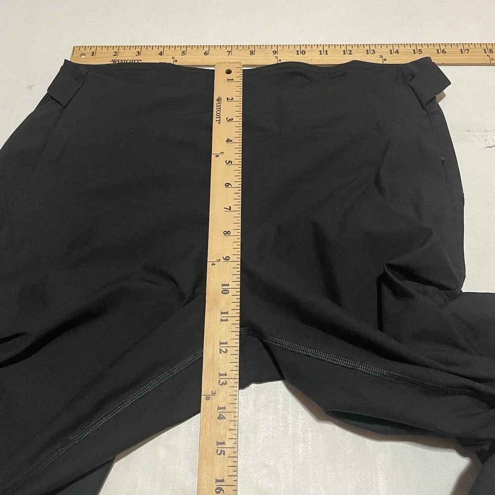 Lululemon Pants‎ Womens Size 10 X 26.5 Black Stretch Waist Tapered Ankle